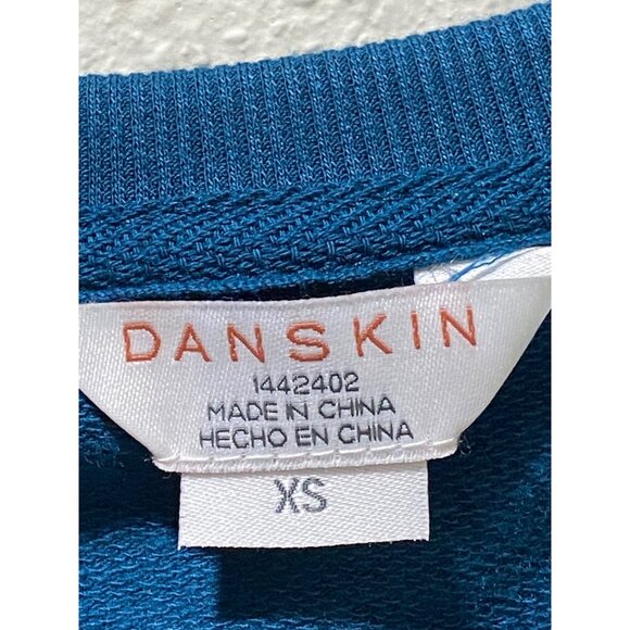 Danskin Women's Blue Athletic T-Shirt Short Sleeve Size XS Stretch - Picture 5 of 11